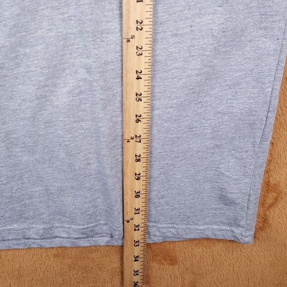 VESTIGE Mens Shirt XXL Gray Pullover Crew Twisty Shape Graphic Cotton Tee - Picture 6 of 7